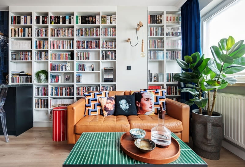 Aranżacja mieszkania inspirowana filmem - projekt Pracowni O Z KRESKĄ Aranżacja mieszkania inspirowana filmem - projekt Pracowni O Z KRESKĄ