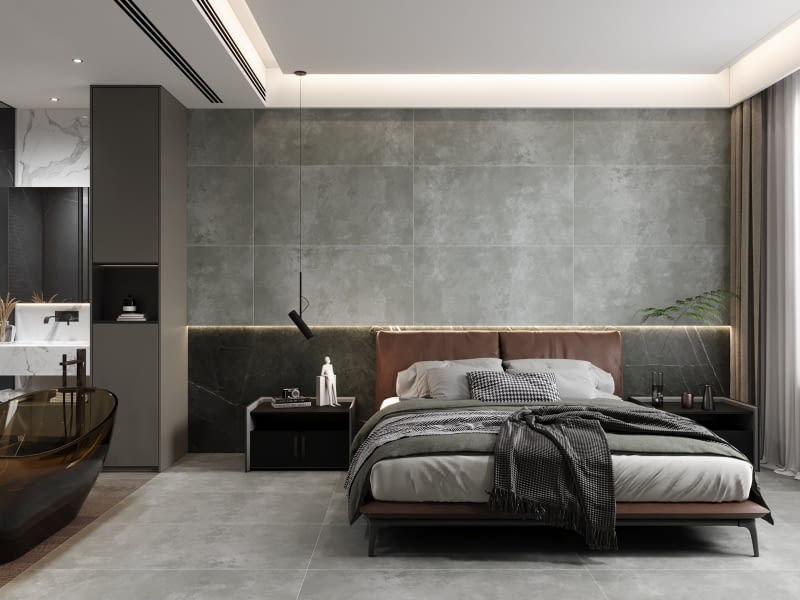 Sypialnia połączona z łazienką Sypialnia połączona z łazienką