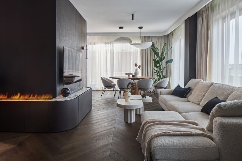 Modułowa sofa to mebel, który szybko może dopasować się do nowej funkcji.