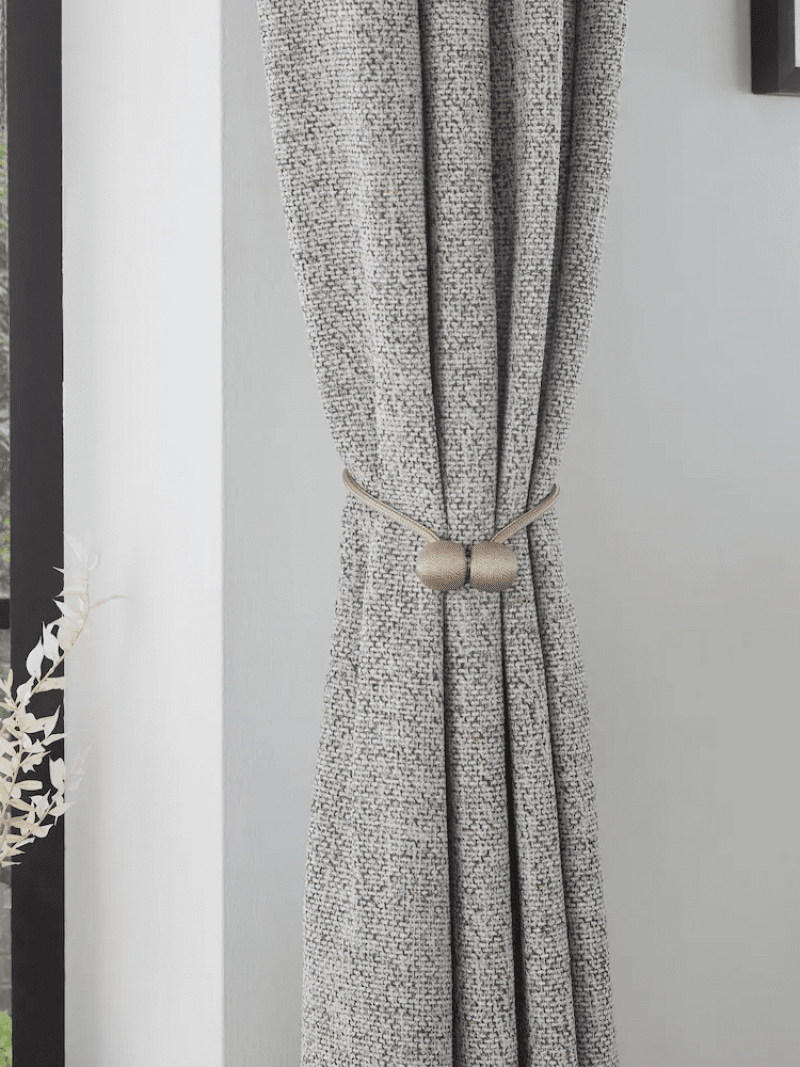 Champagne Magnetic Curtain Tie Backs Set of 2