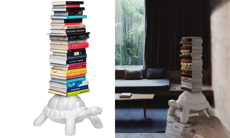 Szafka na książki TURTLE CARRY biała Qeeboo