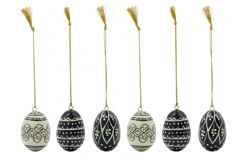 Ozdoba Deco pisanki (House doctor), wys. 5 cm, 6 szt., 114,90 zł, nordicnest.pl