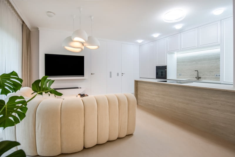 Mieszkanie influencerki Oli Nowak - projekt pracowni Deer Design