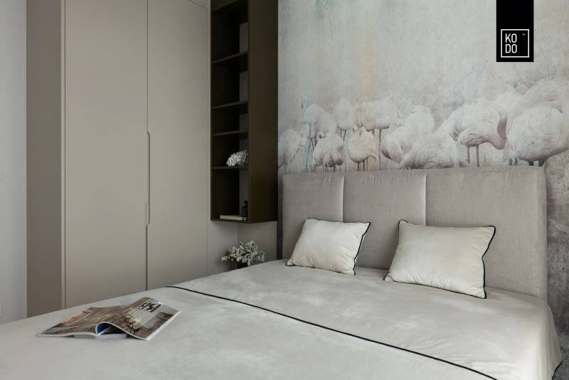 Dwupokojowe mieszkanie w szarościach