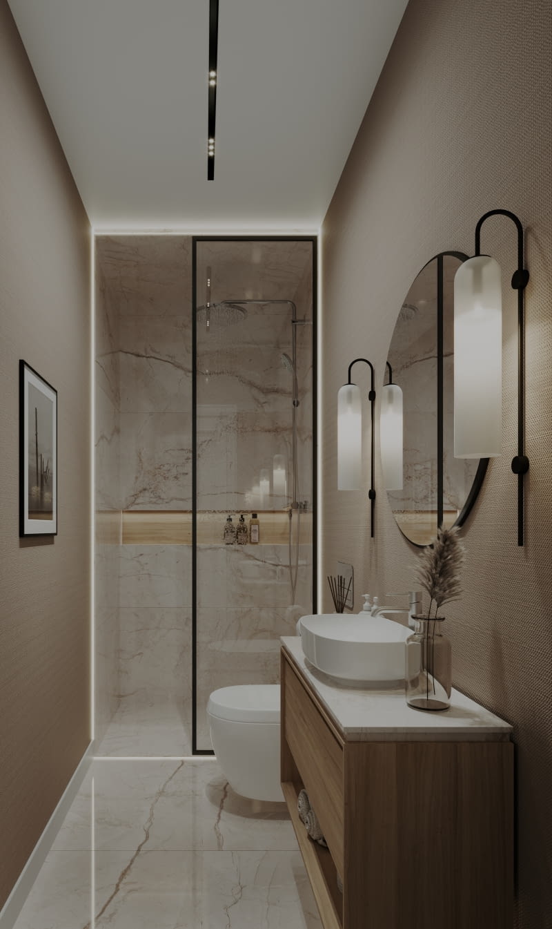 Aranżacja łazienki. Aranżacja łazienki.