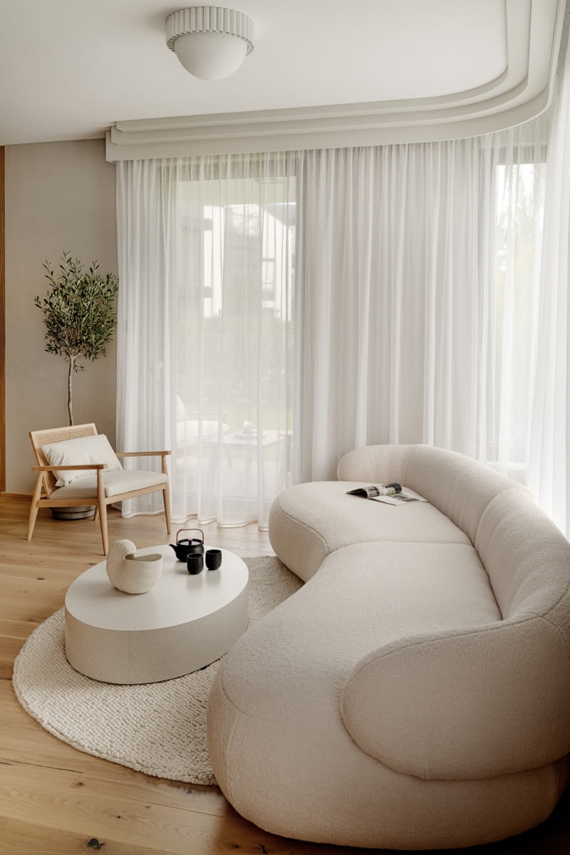 Przestrzeń, która koi zmysły - apartament w Sopocie projektu Jana Sikory Przestrzeń, która koi zmysły - apartament w Sopocie projektu Jana Sikory