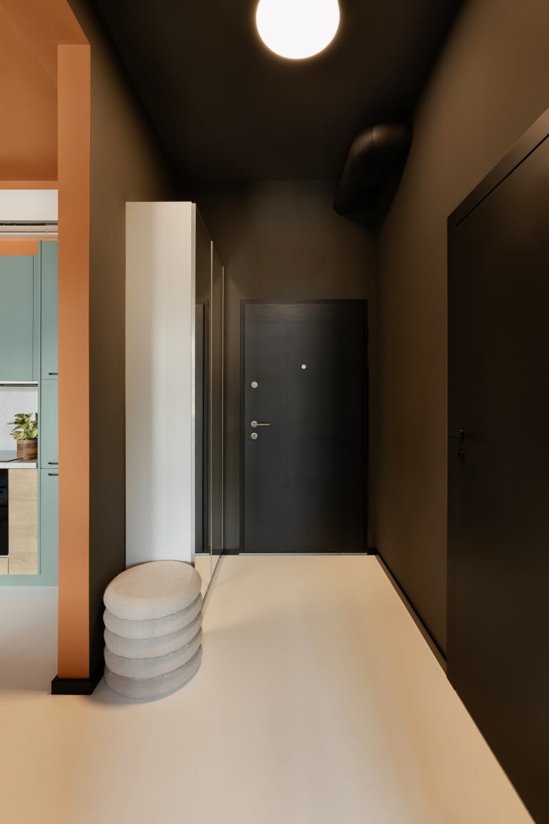 Kolorowe małe mieszkanie Kolorowe małe mieszkanie