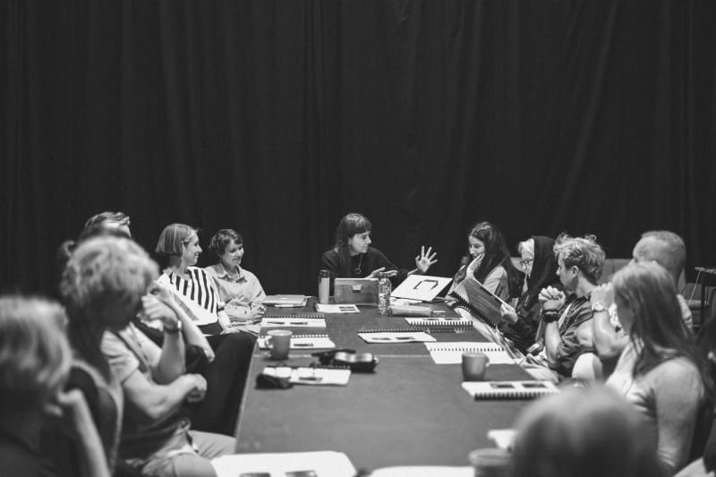 Próba do spektaklu NONFICTION w Narodowym Starym Teatrze Próba do spektaklu NONFICTION w Narodowym Starym Teatrze