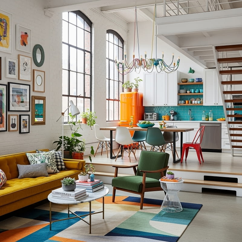 Wnętrza pełne wzorów i kolorów - inspiracje