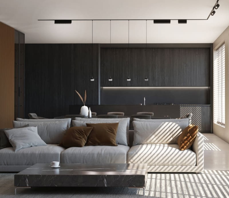 Mieszkanie fanów minimalizmu Mieszkanie fanów minimalizmu