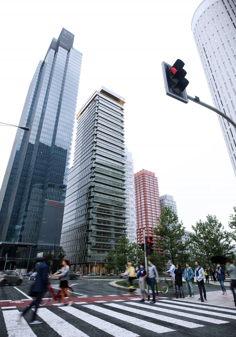 AFI Tower w kompleksie Towarowa22. Proj. JEMS Architekci AFI Tower w kompleksie Towarowa22. Proj. JEMS Architekci