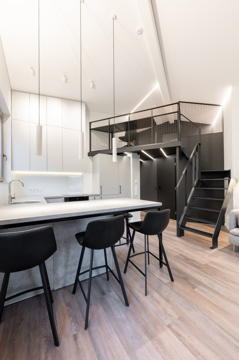Loft w męskim stylu