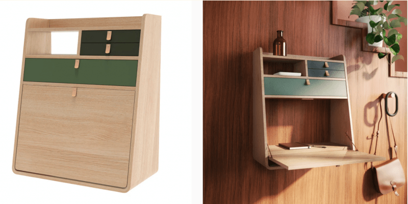 Hartô Gaston Floating Writing Desk