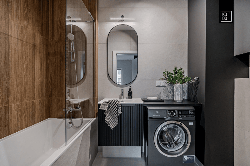 Nowoczesne mieszkanie pełne mocnych akcentów