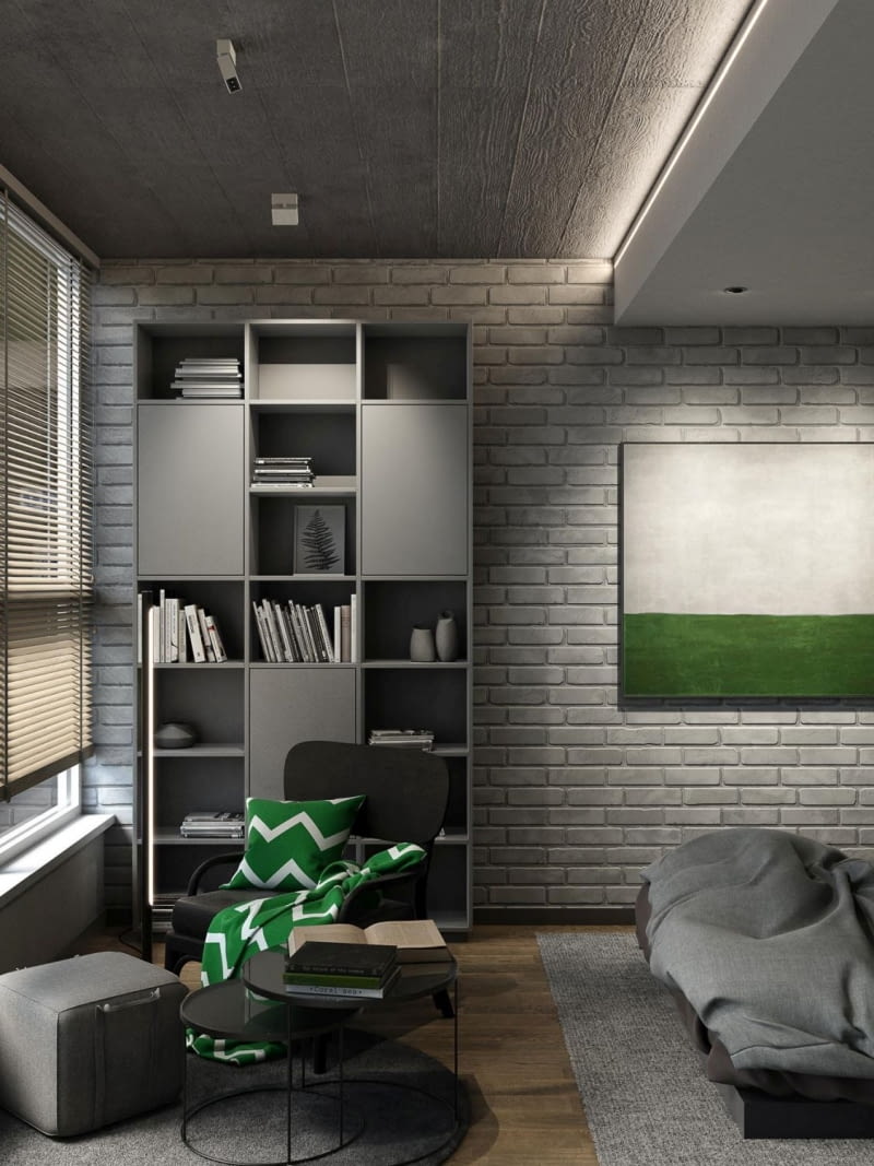 Mieszkanie w odcieniach szarości