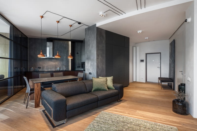 Loft w męskim stylu