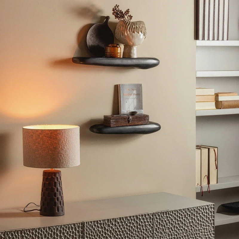 Półka ścienna ROCK czarny