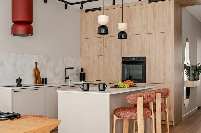 Nowoczesny minimalizm - mieszkanie na warszawskiej Woli