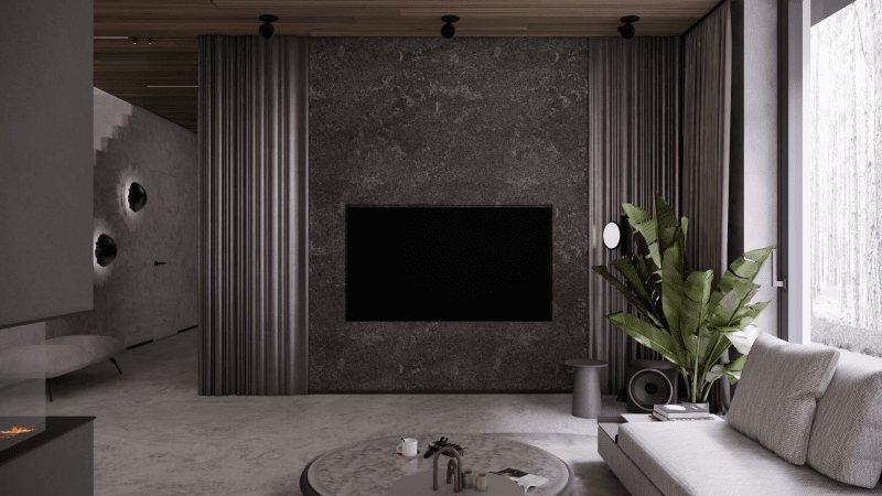 Opowieść o harmonii natury, światła i sztuki - wnętrza projektu pracowni Tissu