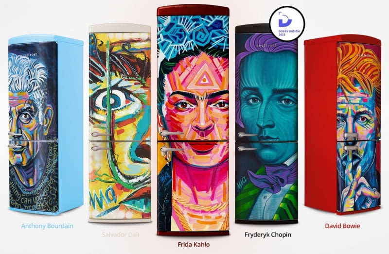 Wolno stojąca chłodziarko-zamrażarka Art Collection