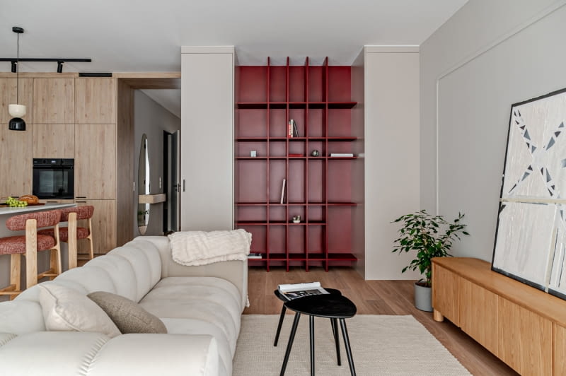 Nowoczesny minimalizm - mieszkanie na warszawskiej Woli