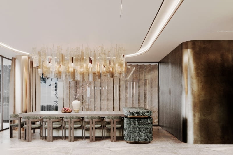 Dom nad jeziorem wpisany w pejzaż