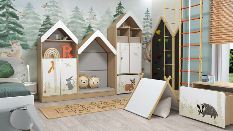 Duży pokój dla dziecka Duży pokój dla dziecka