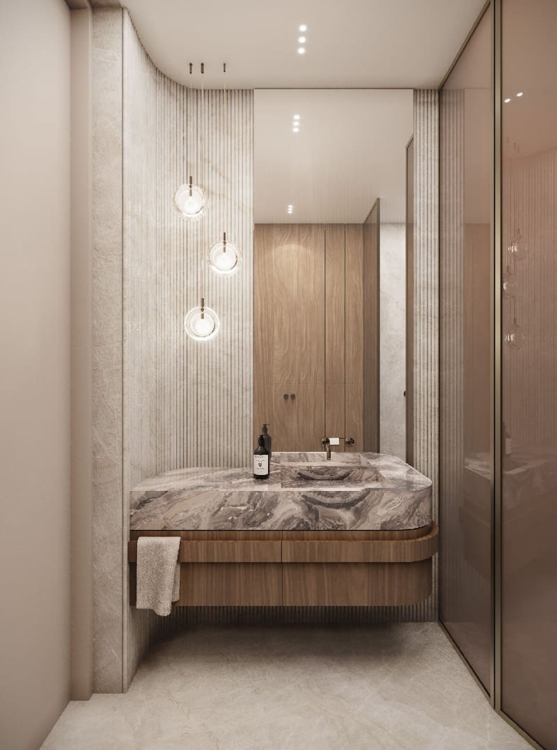 Dom nad jeziorem wpisany w pejzaż