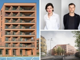 Z lewej: Nowy Nikiszowiec; Z prawej u góry: Aleksandra Zubelewicz i Maciej Kowalczyk; Z prawej na dole: Akademia Muzyczna w Poznaniu