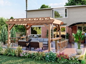 Altany ogrodowe małe i duże – jak dobrać rozmiar do wielkości ogrodu?