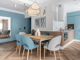 78-metrowe mieszkanie w Sopocie - spójność kolorów i funkcji