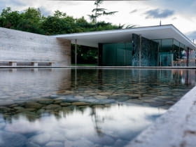 Pawilon w Barcelonie. Proj. Ludwig Mies van der Rohe