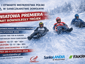 FAKRO partnerem I Otwartych Mistrzostw Polski w Saneczkarstwie Dowolnym