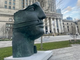 Igor Mitoraj "Tindaro" - monumentalna rzeźba na Placu Centralnym w Warszawie