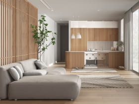 Jasny dom pełen japońskich i skandynawskich akcentów