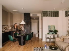 80-metrowe mieszkanie na warszawskim Muranowie