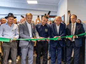 Oficjalny moment otwarcia Centrum Szkoleń Praktycznych dla wykonanwców