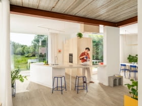 Laminowana podłoga w jodełkę Quick-Step