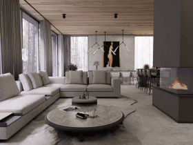 Opowieść o harmonii natury, światła i sztuki - wnętrza projektu pracowni Tissu