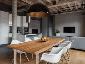 Mieszkanie w odcieniach szarości