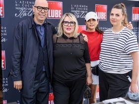 Marco Tentella - PR Manager Cucine Lube Włochy , Magdalena Kujawska - Agent Cucine Lube Polska, Joanna Symeryak PR Manager Cucine Lube Polska, Anna Żabińska - Menadżerka showroomu Cucine Lube Polska w Gdyni