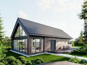 Nowoczesny dach z blachy