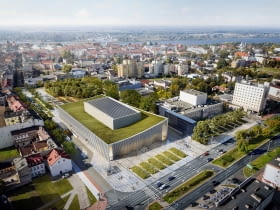 Sala koncertowa w Płocku. Proj. plus3-architekci