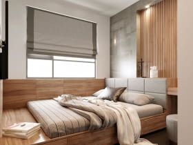 Łóżko przy oknie - pomysły na aranżację