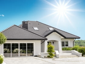 Dachówka betonowa Braas Bałtycka, kolor czarny