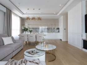 Apartament na warszawskiej Ochocie w interpretacji modern classic