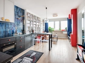 Aranżacja mieszkania inspirowana filmem - projekt Pracowni O Z KRESKĄ