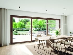 Drzwi podnoszono-przesuwne do domów  nowych i modernizowanych