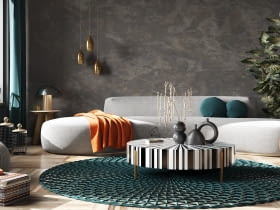 Wnętrza pełne wzorów i kolorów - inspiracje