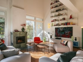 Aranżacja wnętrz 200-metrowego domu pod Warszawą